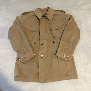 YSL Tom Ford Safari Jacket SS04 Khaki IT48 Medium Yves Saint Laurent Rive Gauche